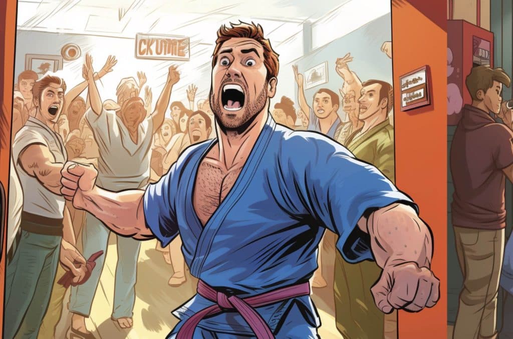 Joining a BJJ gym for the first time – POV
